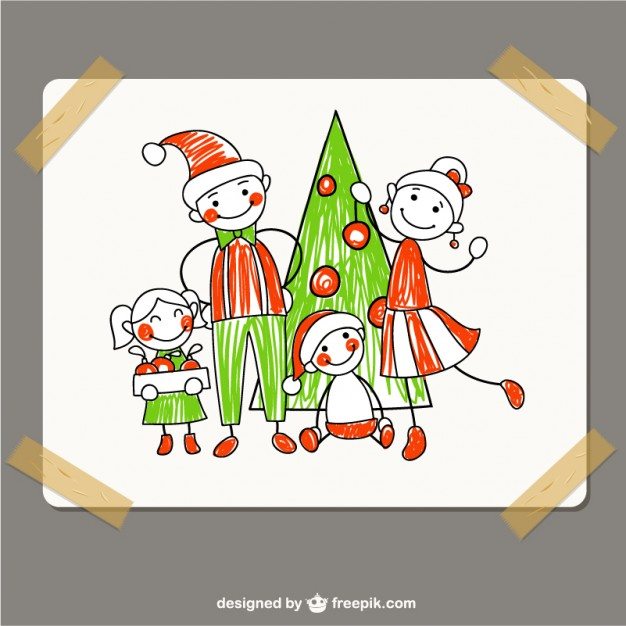 christmas-family-drawing_23-2147528912